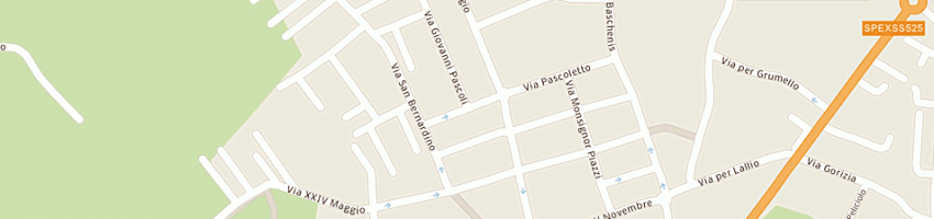 Mappa della impresa poste italiane spa a BERGAMO