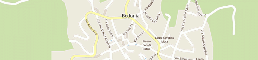 Mappa della impresa pizzi federico a BEDONIA