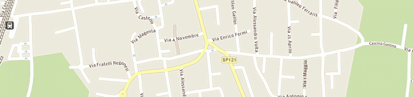 Mappa della impresa studio tecnico geomnozza giampietro a VERDELLO