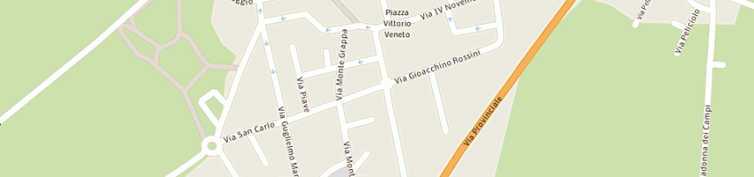 Mappa della impresa comune di lallio a LALLIO