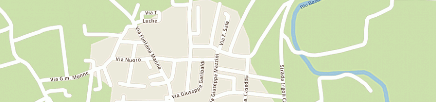 Mappa della impresa scuola media a IRGOLI