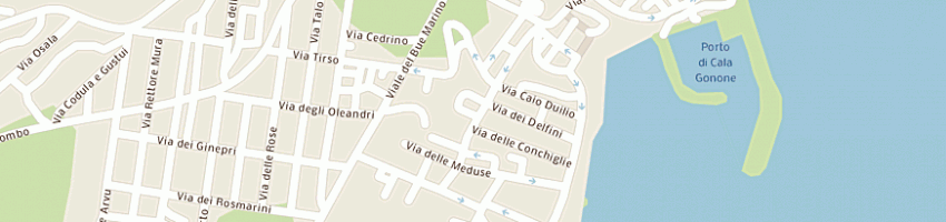 Mappa della impresa dolmen snc di esca e fancello a DORGALI