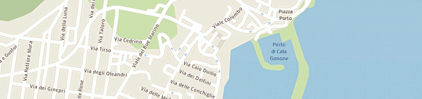 Mappa della impresa albergo miramare a DORGALI