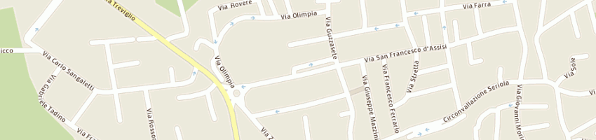 Mappa della impresa bar del centro sportivo di vanerio gianpietro a CARAVAGGIO