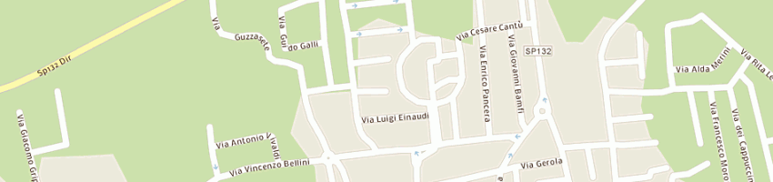 Mappa della impresa gastoldi rinaldo a CARAVAGGIO