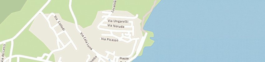 Mappa della impresa sagheddu giuseppe a DORGALI