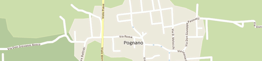 Mappa della impresa scuole elementari a POGNANO