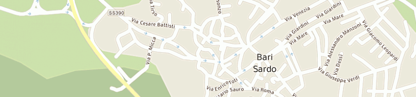 Mappa della impresa comune di barisardo a BARI SARDO