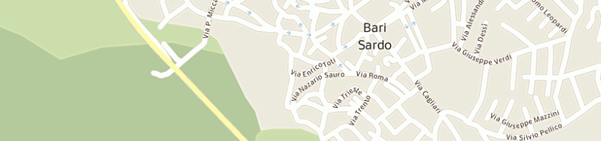 Mappa della impresa bar valentino di angelo casalini a BARI