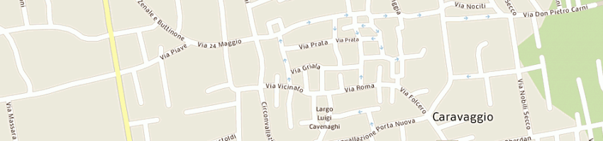 Mappa della impresa savoretti graziano a CARAVAGGIO