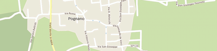 Mappa della impresa invernizzi sisto a POGNANO