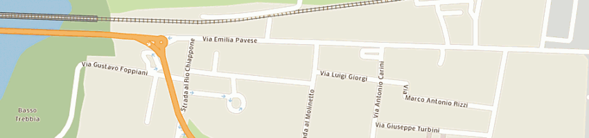 Mappa della impresa u s garibaldina 47 a PIACENZA