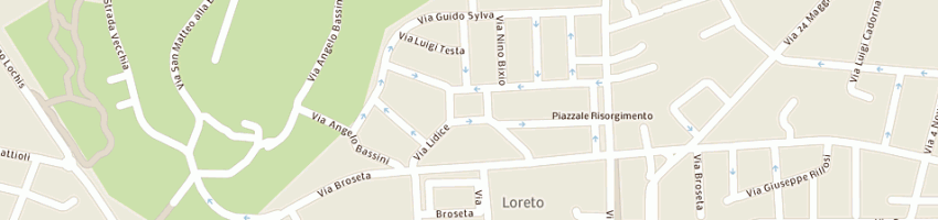 Mappa della impresa albini emanuele a BERGAMO