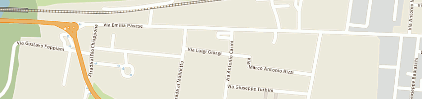 Mappa della impresa carini giuseppe a PIACENZA