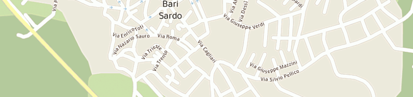Mappa della impresa flli boi autoricambi di gianni boi e c sas a BARI SARDO