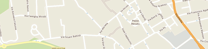 Mappa della impresa studio casale snc di tucci emilio e c a CASALPUSTERLENGO