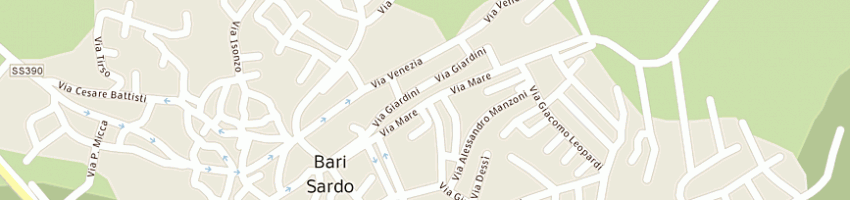 Mappa della impresa cabiddu carmine a BARI SARDO