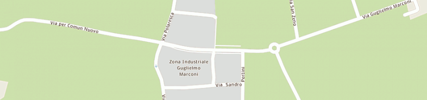 Mappa della impresa ci zeta srl autoriparazioni a COMUN NUOVO