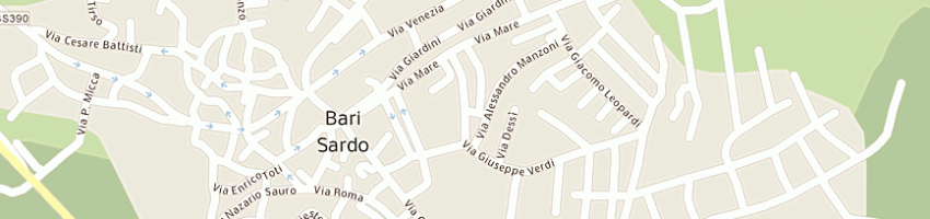 Mappa della impresa pizzeria dell'angolo di castiglione antonella a BARI