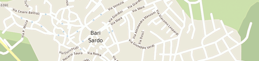 Mappa della impresa urciuoli ugo a BARI