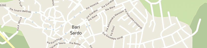 Mappa della impresa gagliardi srl a BARI