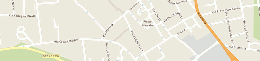 Mappa della impresa penny lane snc di braga andrea e zaini donatella a CASALPUSTERLENGO