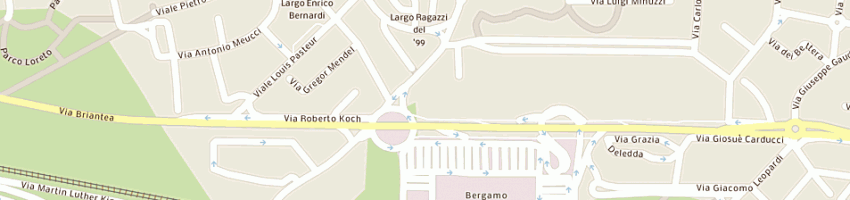 Mappa della impresa sem srl a BERGAMO