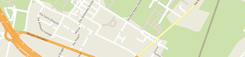 Mappa della impresa centro ricreativo per la 3 eta' villaggio sposi a BERGAMO