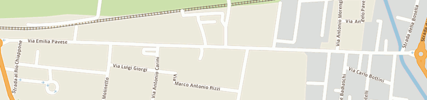 Mappa della impresa morini matteo a PIACENZA