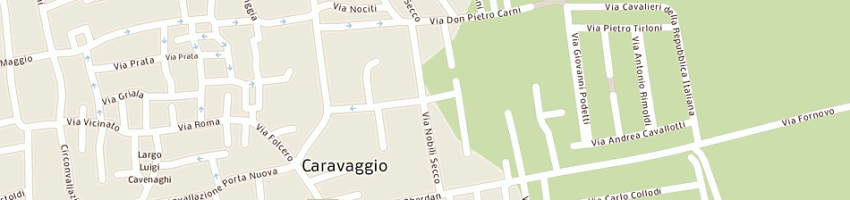 Mappa della impresa vavassori simone a CARAVAGGIO