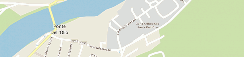 Mappa della impresa serramenti gennari (snc) a PONTE DELL OLIO