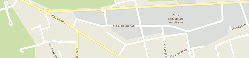 Mappa della impresa l ascomec (srl) a CREMA