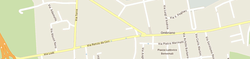 Mappa della impresa fondazione asilo infantile di ombriano scuola materna a CREMA