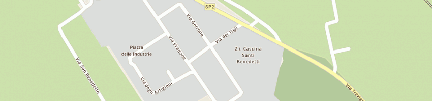 Mappa della impresa abbondio dario a CREMOSANO