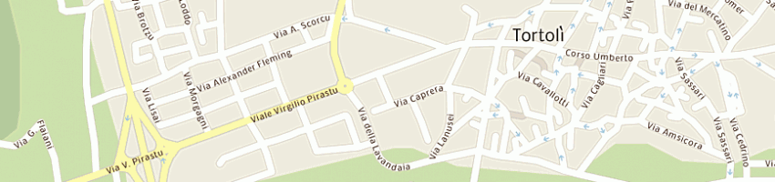 Mappa della impresa serra franco a TORTOLI 