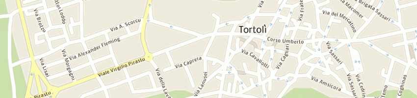 Mappa della impresa acquarium  sdf a TORTOLI 
