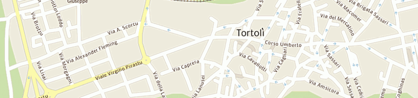 Mappa della impresa uilp a TORTOLI 