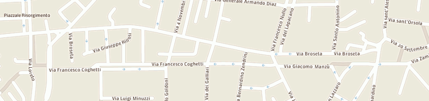 Mappa della impresa camerani srl a BERGAMO