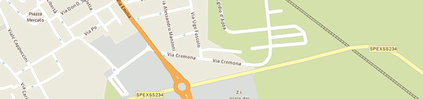 Mappa della impresa morelli trasporti di luigi peviani e c (snc) a CASALPUSTERLENGO