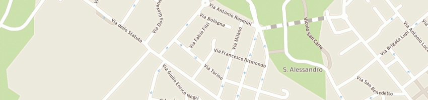 Mappa della impresa leopardi giulio a BERGAMO