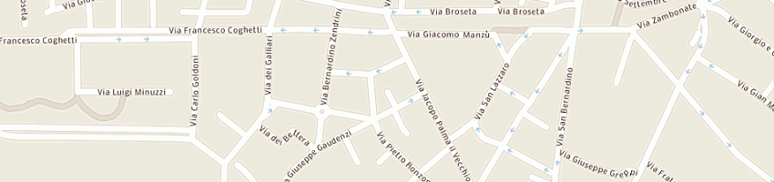 Mappa della impresa airoldi bruno a BERGAMO
