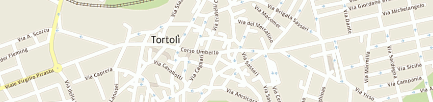 Mappa della impresa cabiddu daniela a TORTOLI 