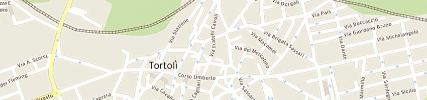 Mappa della impresa agenzia pratiche auto di piras rosetta a TORTOLI 