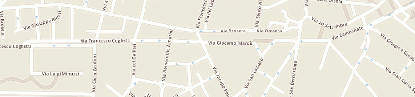 Mappa della impresa banca lombarda e piemontese spa a BERGAMO