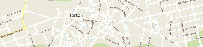 Mappa della impresa studio medico polispecialistico a TORTOLI 