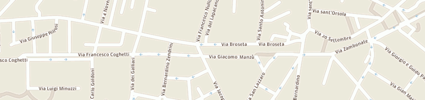 Mappa della impresa giammarino antonietta a BERGAMO