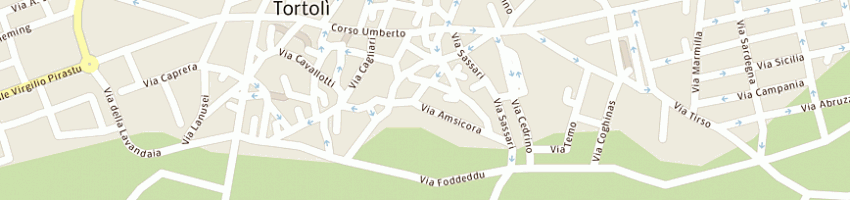Mappa della impresa parruccheria a TORTOLI 