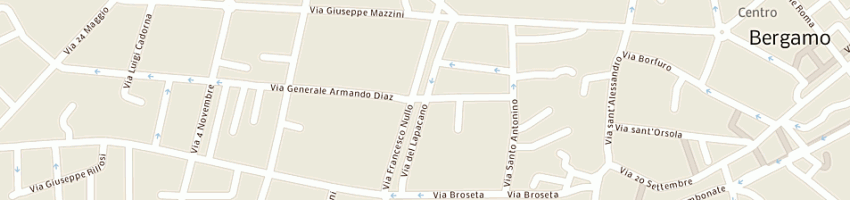 Mappa della impresa carminati alessandro a BERGAMO
