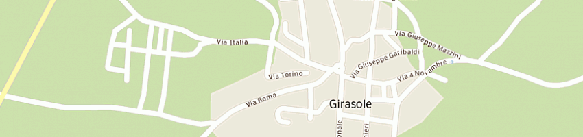Mappa della impresa ogliastra data service di cau elena e c sas a GIRASOLE