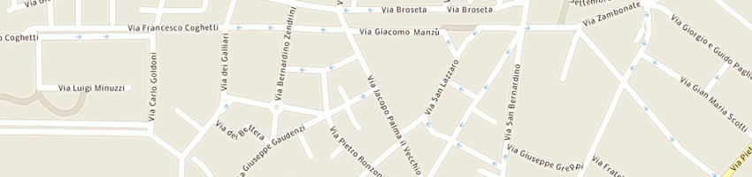 Mappa della impresa pastime srl a BERGAMO